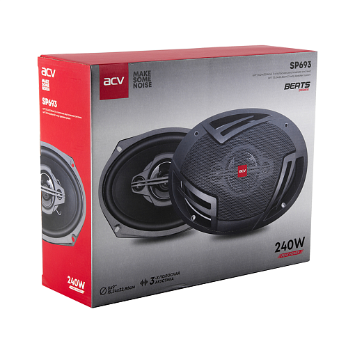 Коаксиальная акустика 6х9" 240 Вт ACV SP693