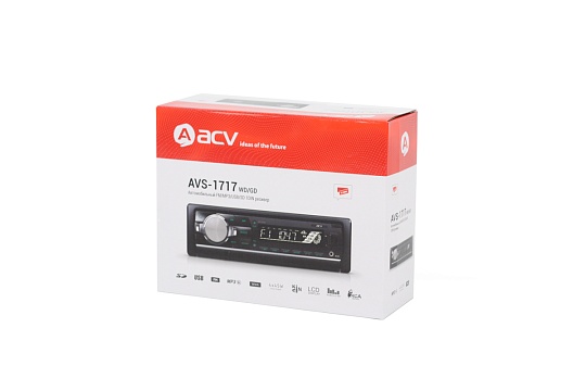 Автомагнитола 1 DIN ACV AVS-1717WD