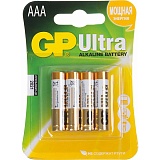 Батарейка GP Ultra Alkaline 24AU LR03 AAA (4шт)