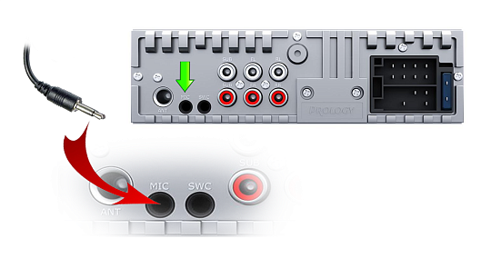 Prology MICROPHONE 3.0m Микрофон для автомагнитолы