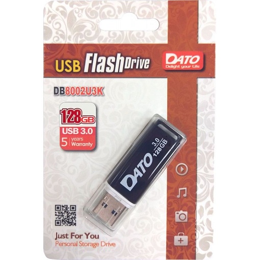 Flash накопитель Dato DB8002U3K-128G, черный