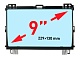 Incar RTY-FC525 Рамка 9" Toyota LC Prado-120