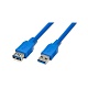 Удлинитель USB 3.0 A(m)-A(f) ATcom AT6148, 1.8 м, синий