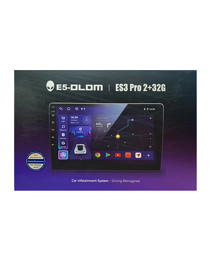 Магнитола 9" E5-OLOM ES3 PRO  Android 2+32Gb