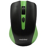 Мышь Smartbuy ONE 352, беспроводная,  зеленый / черный