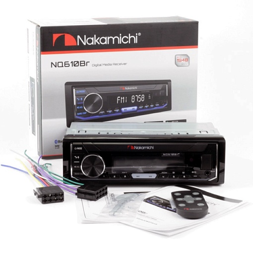 Автомагнитола Nakamichi NQ610BR USB/SD ресивер