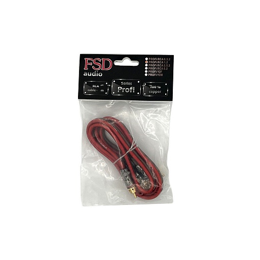 FSD audio PROFI RCA 1.2 (2-х канальн.межблочник 1м луженая медь/тройной экран)