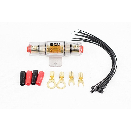 Комплект проводов для 2 канального усилителя ACV KIT 2.8S