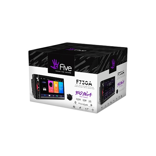Автомобильная мультимедийная система FIVE F730A + AHD камера