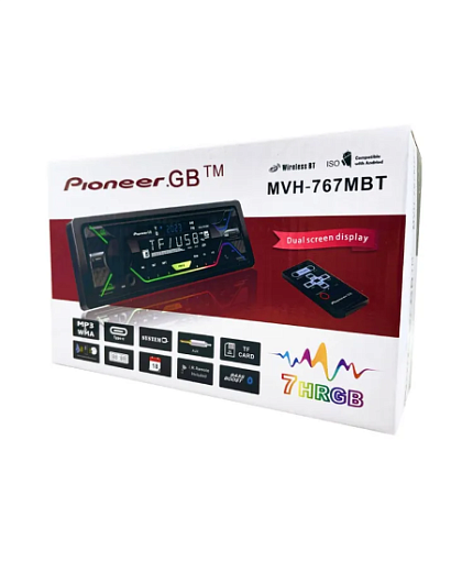 Pioneer MVH-767MBT Автомагнитола