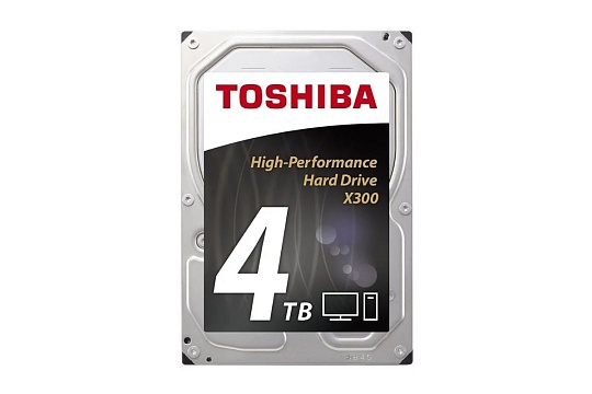 Жесткий диск HDD 4Tb TOSHIBA X300, HDWE140UZSVA