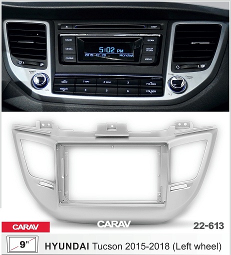 CARAV 22-613 Рамка 9" Hyundai Tucson 2015-2018