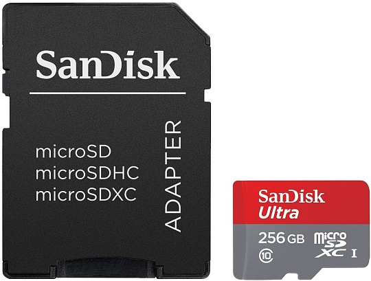 Карта памяти Sandisk SDSQUA4-256G-GN6MA, microSDXC