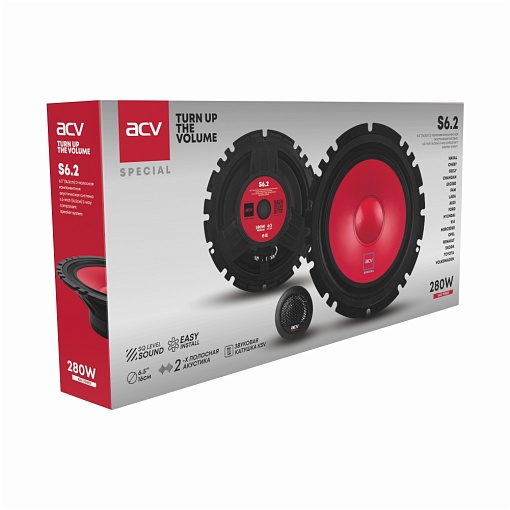 ACV SPECIAL S6.2 Компонентная акустика 6,5" 280 Вт
