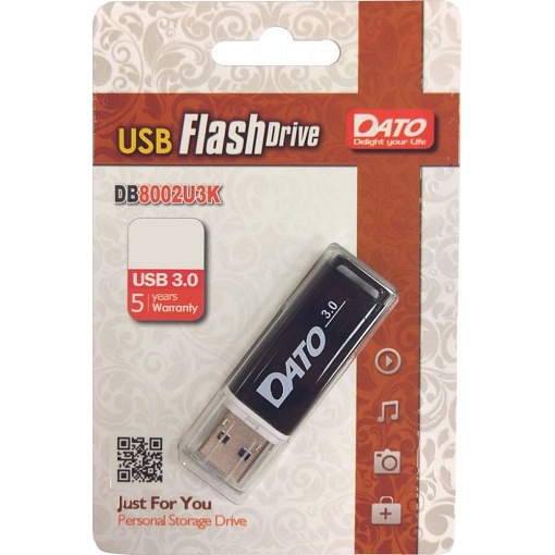 Flash накопитель Dato DB8002U3K-32G, черный