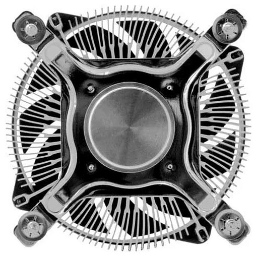 Кулер для процессора Titan DC-155A915Z/RPW, [DC-155A915Z/RPW]