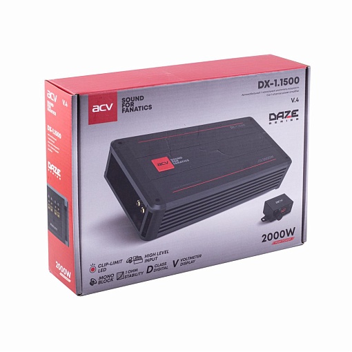 Цифровой усилитель 1х1500 Вт ACV DX-1.1500