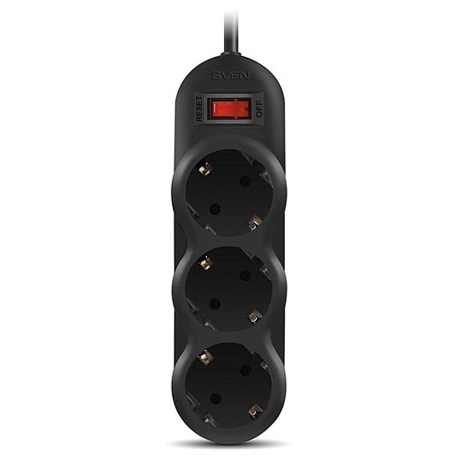 Сетевой фильтр SVEN SF-03L 1.8 м, черный