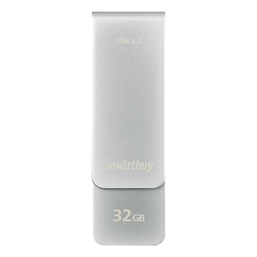 Флеш-накопитель USB 3.0 32Gb Smart Buy M1 серый металлик