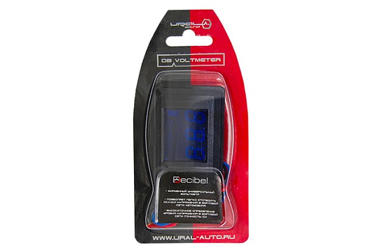 Вольтметр URAL (Урал) DB Voltmeter (синяя подсветка)