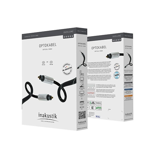 Кабель INAKUSTIK Exzellenz Optical Cable, Toslink, 1 m, 00604501