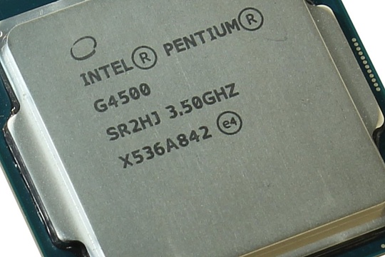 Процессор Intel Pentium G4500, CM8066201927319, OEM