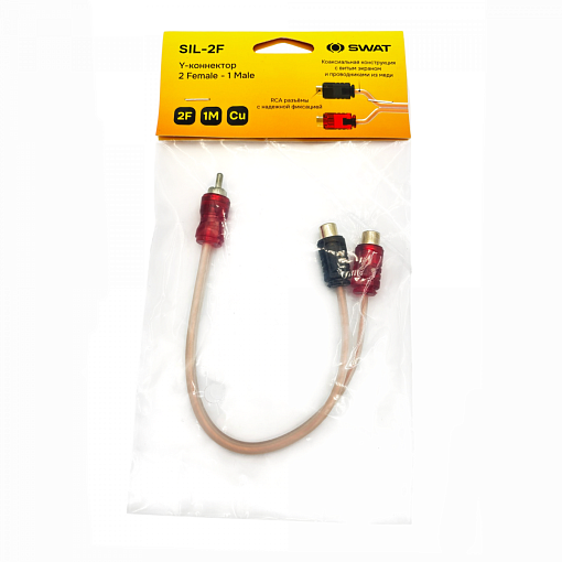 Swat SIL-2F Y-коннектор 2мамы-1папа медь