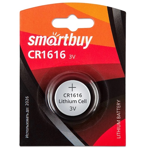 Батарейка Smartbuy CR1616 (блистер 1 шт)