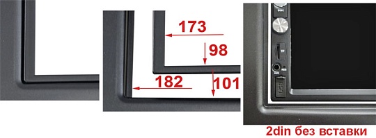 Intro RKIA-N48 KIA Picanto 2011-2015 2din крепеж