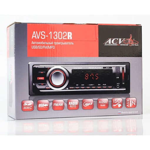 Автомагнитола ACV AVS-1302R