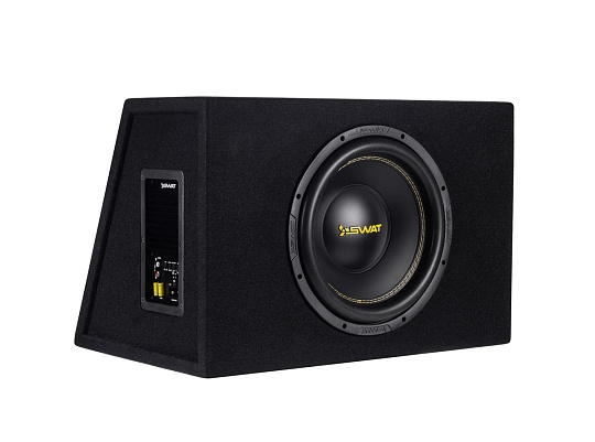 SWAT MAS-12VBA Сабвуфер 12" корпусной активный 300Вт