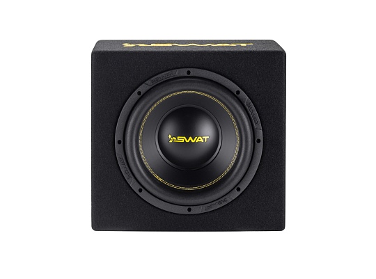 SWAT MAS-10SB Сабвуферный динамик 10" в корпусе ЗЯ-24л 300Вт RMS 4Ом