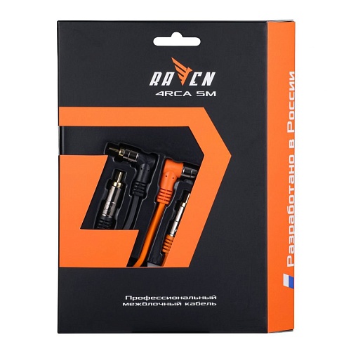 Кабель межблочный DL Audio Raven 4RCA 5 м
