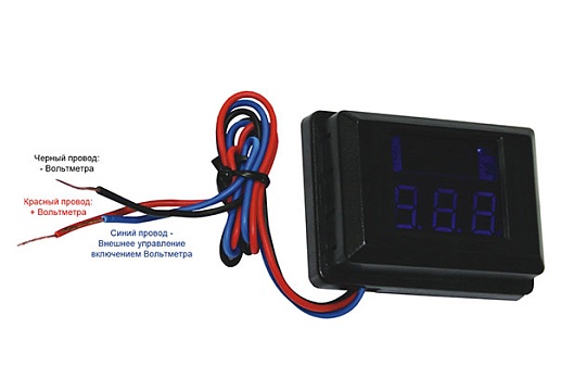 Вольтметр URAL (Урал) DB Voltmeter (оранжевая подсветка)