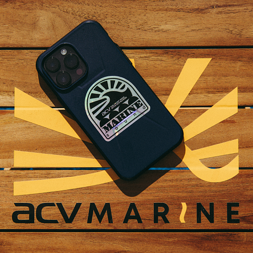 Комплект наклеек 105х148мм ACV Marine, голографические