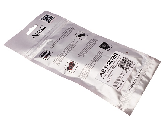 Bluetooth-адаптер для AUX Aura ABT-903R, красный