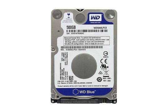 Жесткий диск HDD 500Gb WD Blue, WD5000LPCX