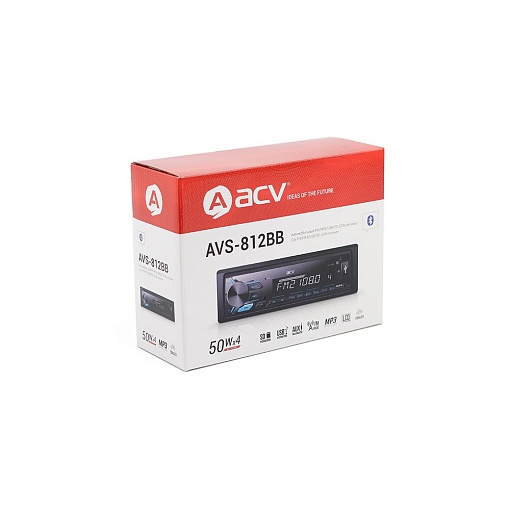 Магнитола USB/SD/MP3/WMA с Bluetooth ACV AVS-812BB