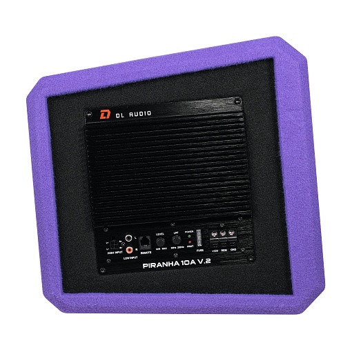 DL Audio Piranha 10A V2 Сабвуфер активный PURPLE