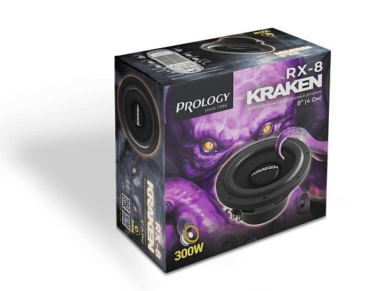 PROLOGY RX-8 KRAKEN Сабвуферный динамик 8 дюймов (200 мм)