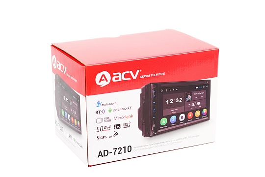 Универсальная автомобильная мультимедийная система на Android ACV AD-7210