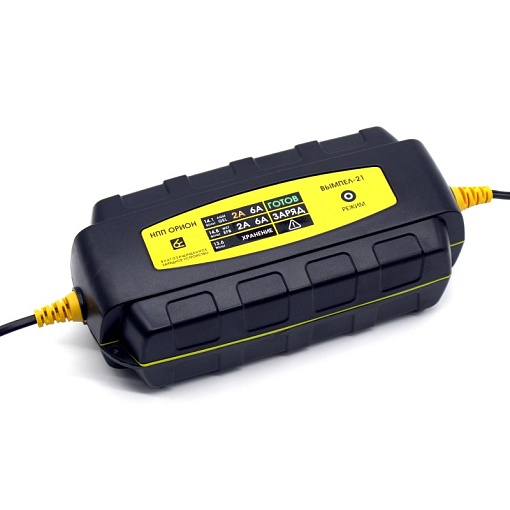 Зарядное устройство Вымпел-21 (гермет.корпус 2-6А/13.6/14.1/14.8В Гелев АКБ лодочные тяговые Светодн