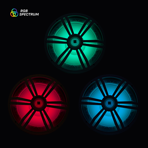Сабвуфер 12" (300мм) с регулируемой RGB подсветкой для морского транспорта ACV MRS122DLW
