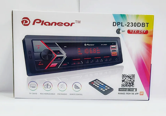 Автомагнитола Planeor DPL-230DBT (12-24V)