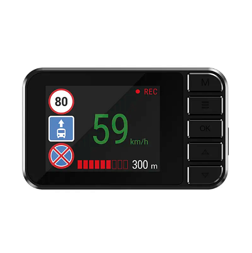 Видеорегистратор NAVITEL R385 GPS — видео 2K, GPS-информер, обзор 140°
