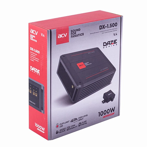 Цифровой усилитель 1х500 Вт ACV DX-1.500 V4