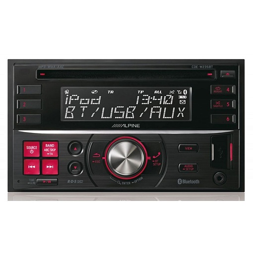 Автомагнитола Alpine CDE-W235BT 2DIN