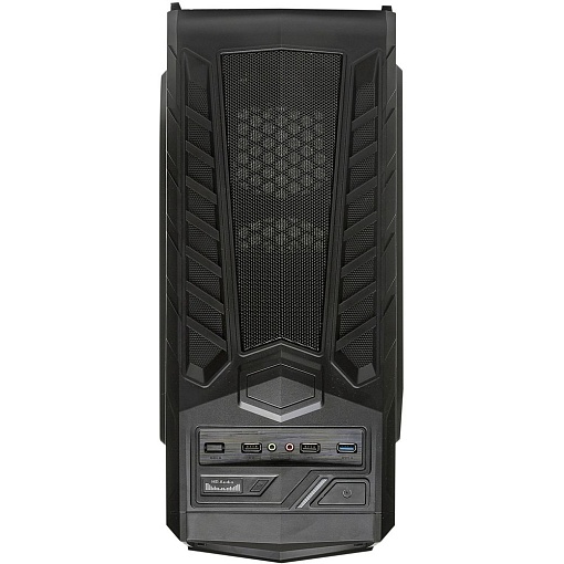 Корпус Miditower ExeGate EVO-8204N-Red-600W-12, EX277154RUS