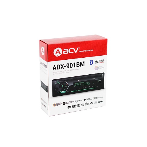 Магнитола ACV ADX-901BM с FLAC
