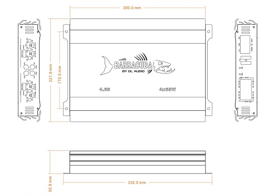 Усилитель DL Audio Barracuda 4.65